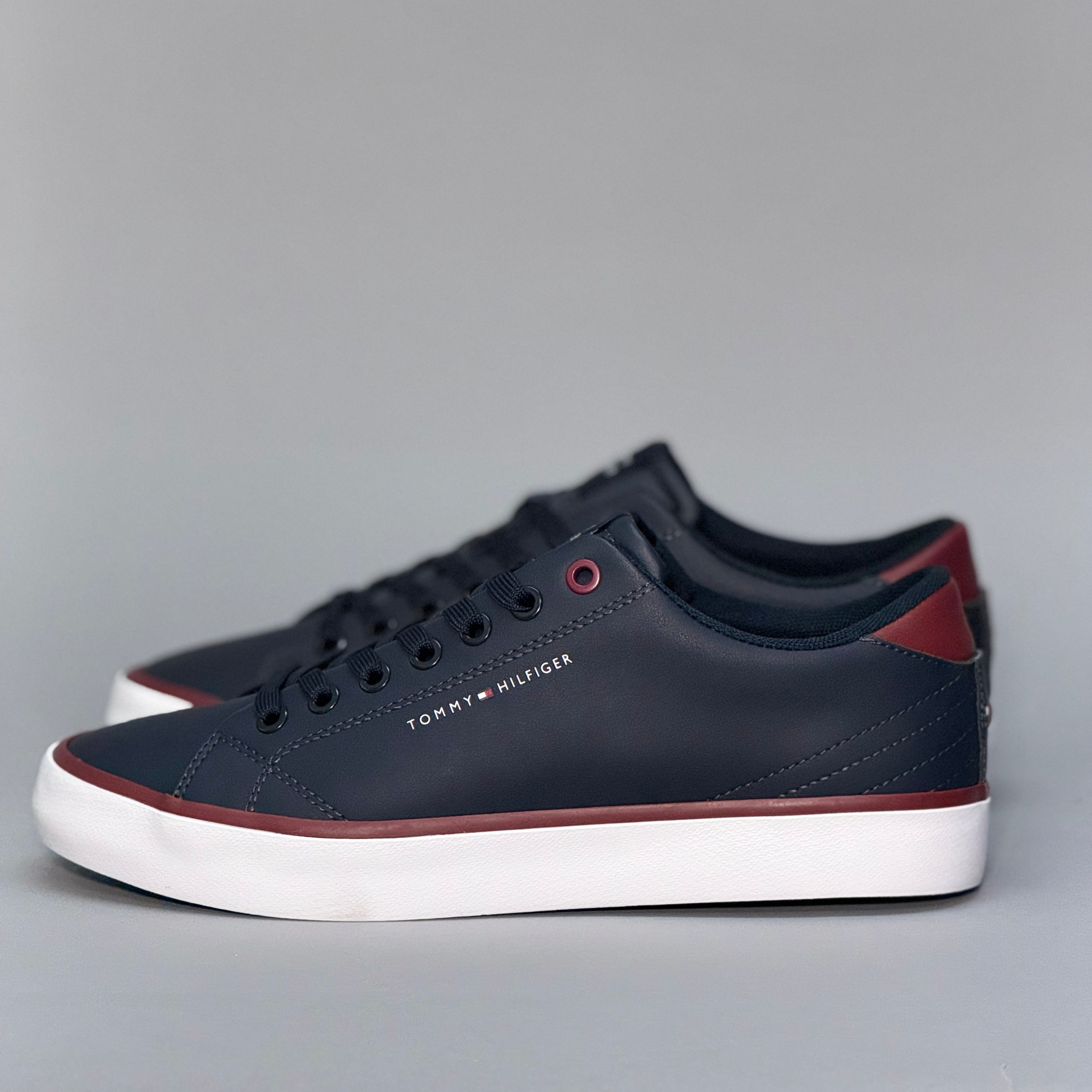 CALZADO HOMBRE TOMMY HILFIGER TH HI VULC CORE LOW LETHER FM0FM05041DW5