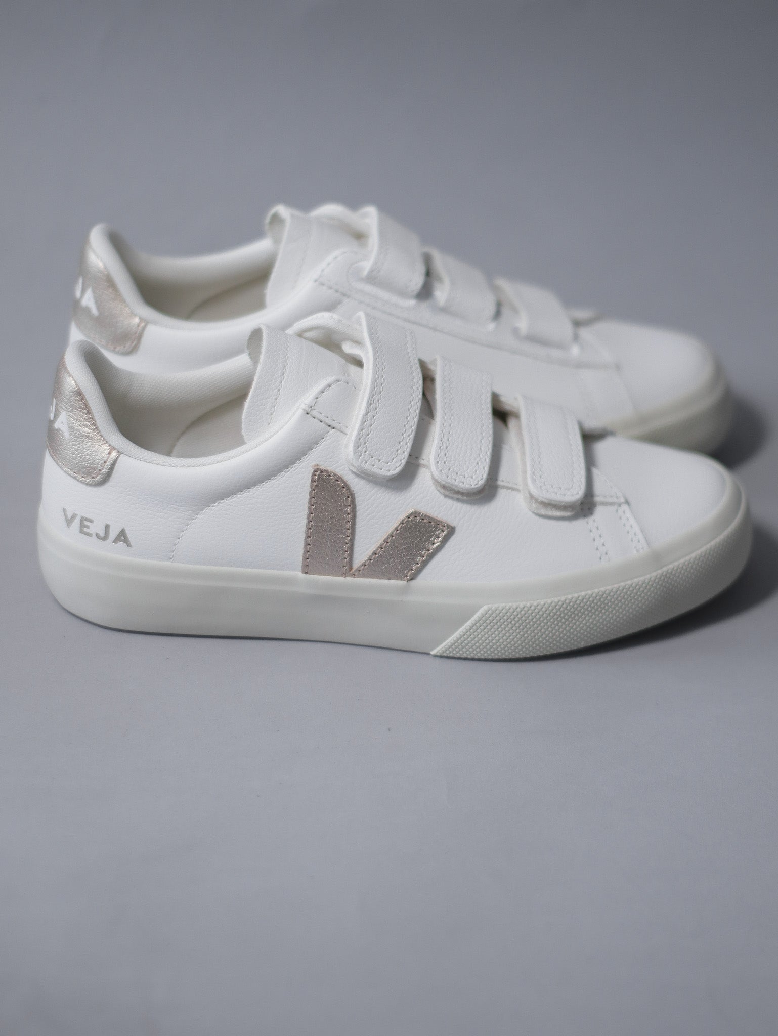 Calzado VEJA RECIFE LOGO EXTRA WHITE PLATINE