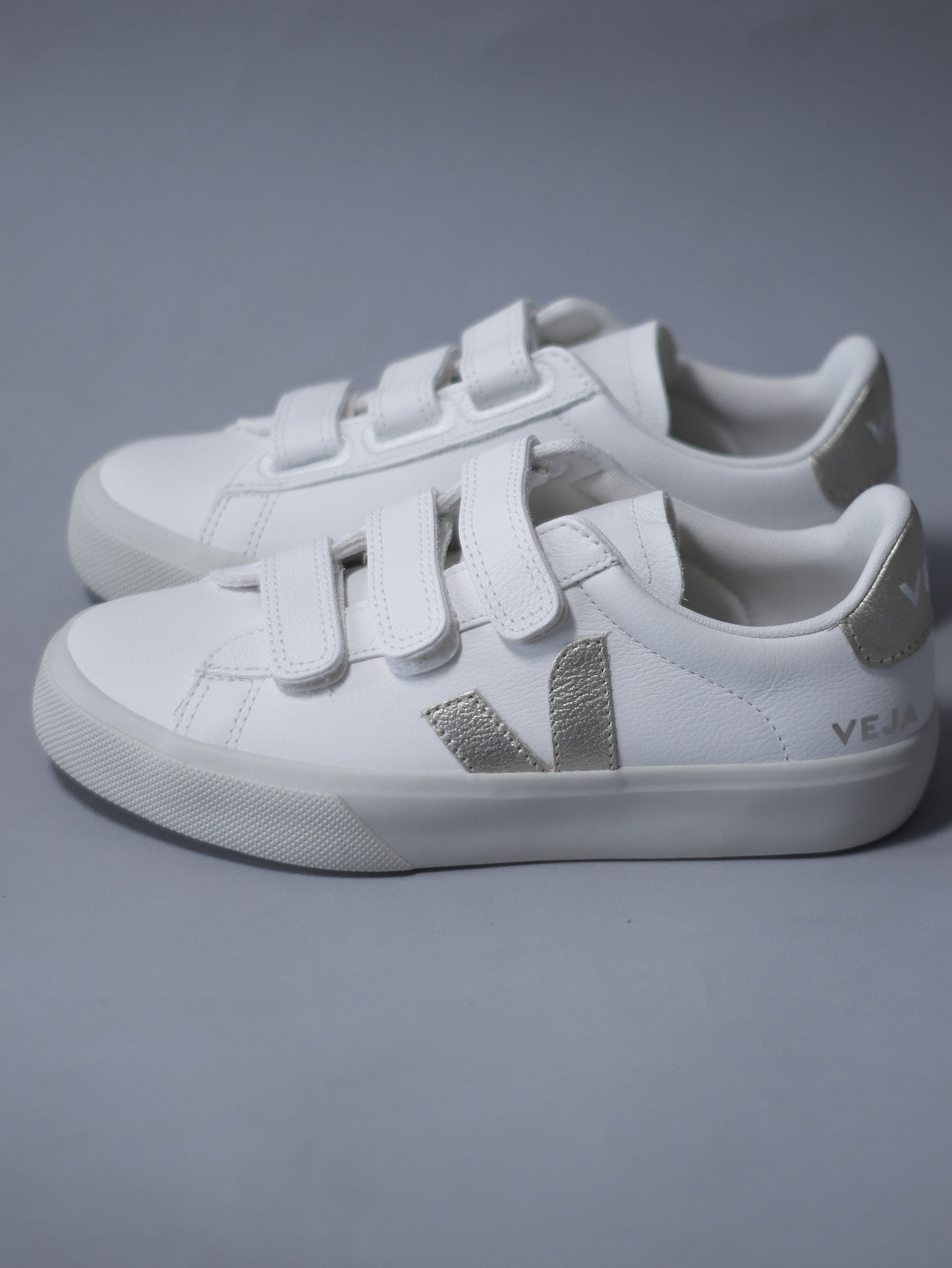 Calzado VEJA RECIFE LOGO EXTRA WHITE PLATINE