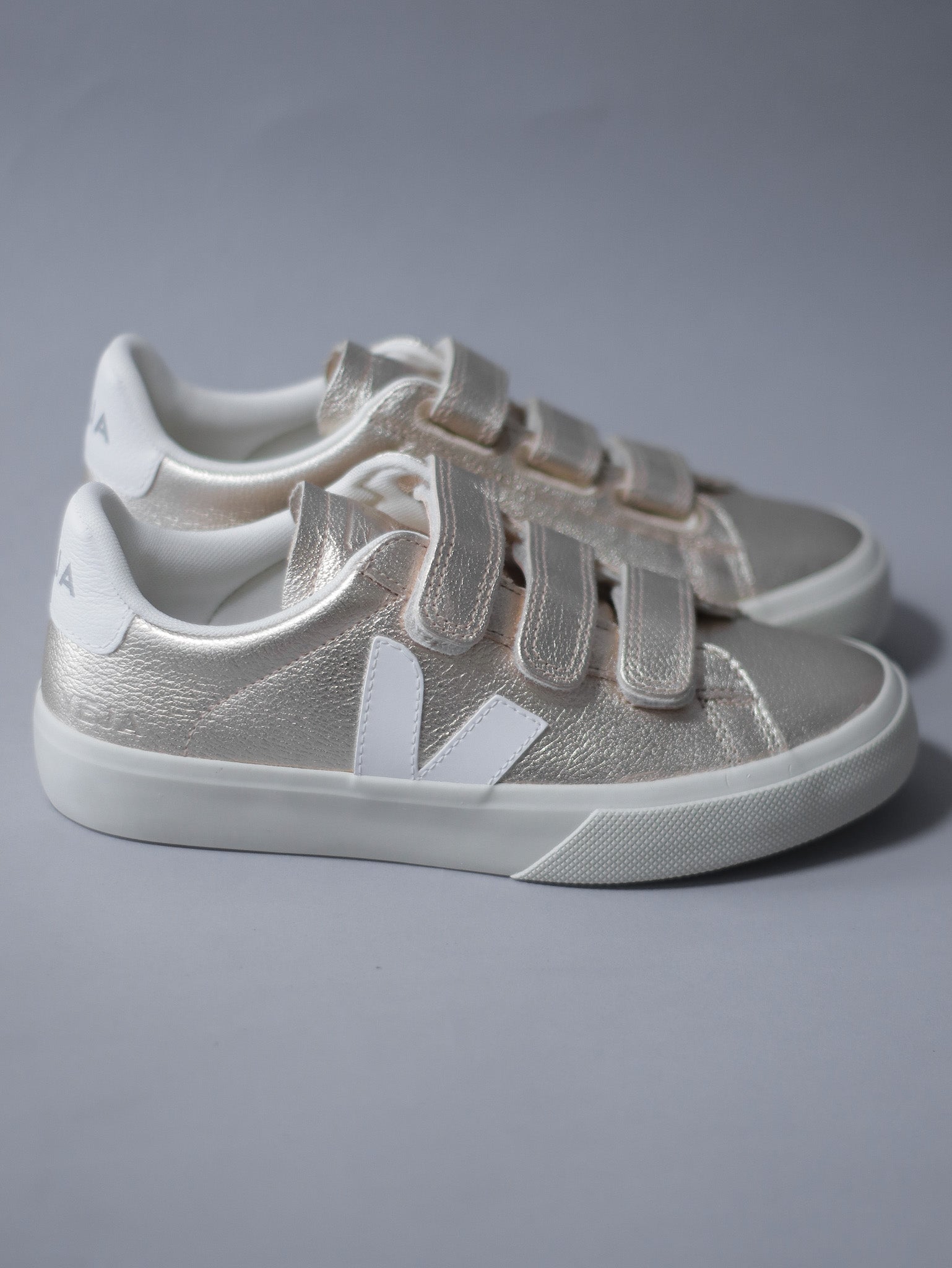 Calzado VEJA RECIFE LOGO PLATINE WHITE