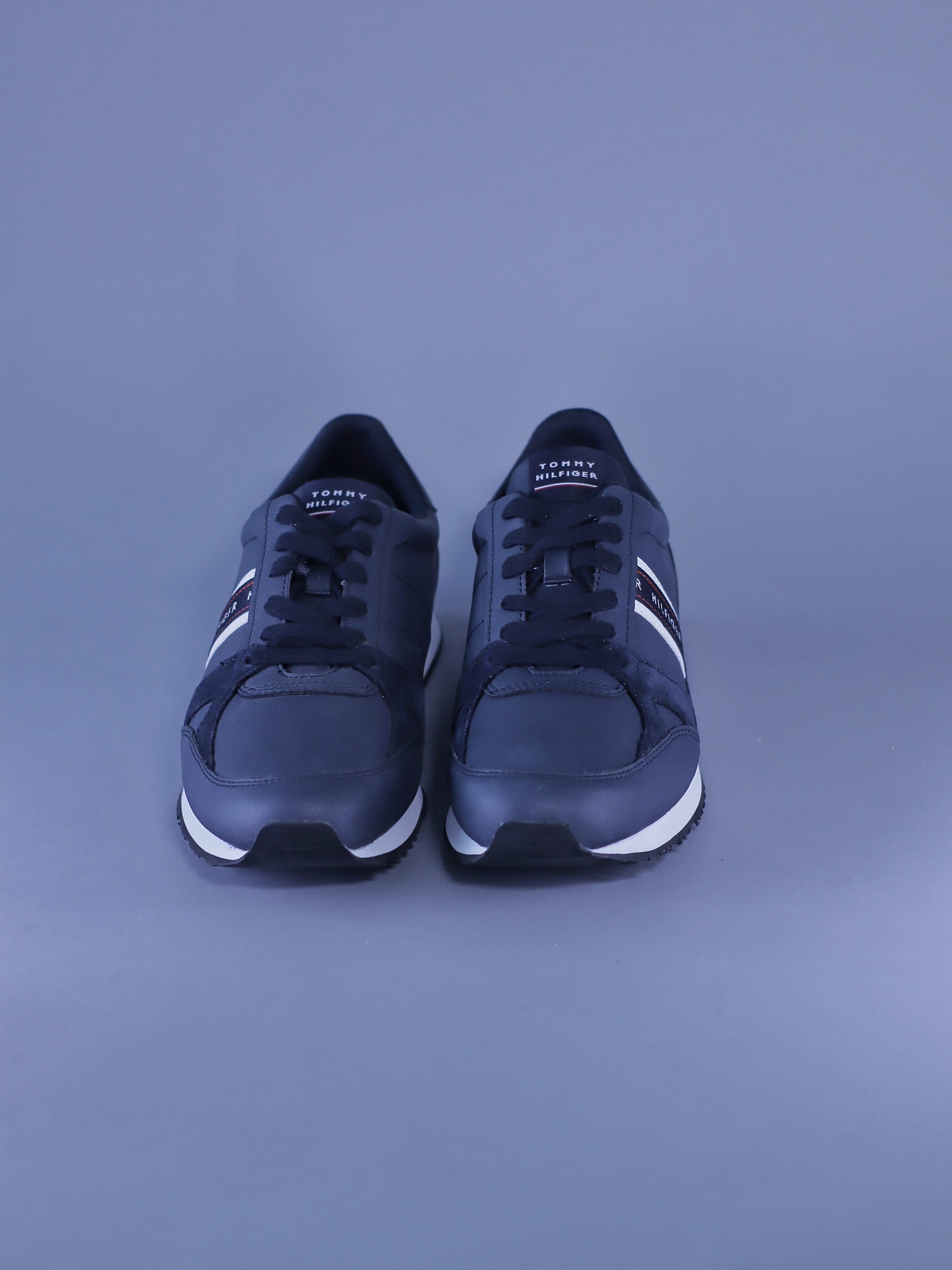 TENIS TOMMY HILFIGER RUNNER LO LEATHER STRIPE