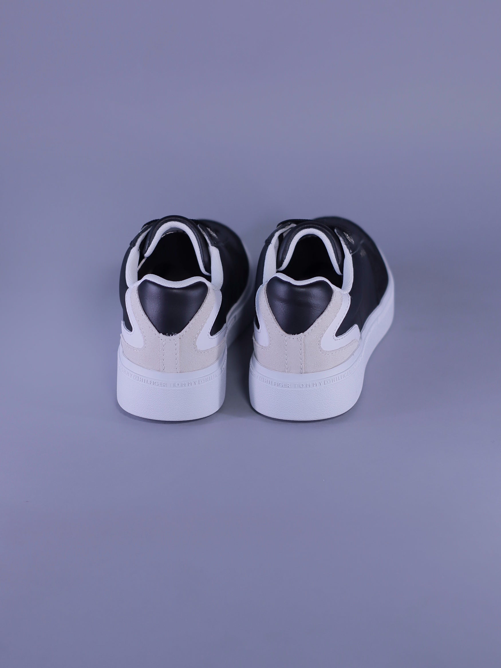 TENIS TOMMY HILFIGER MUJER LEATHER COURT SNEAKER