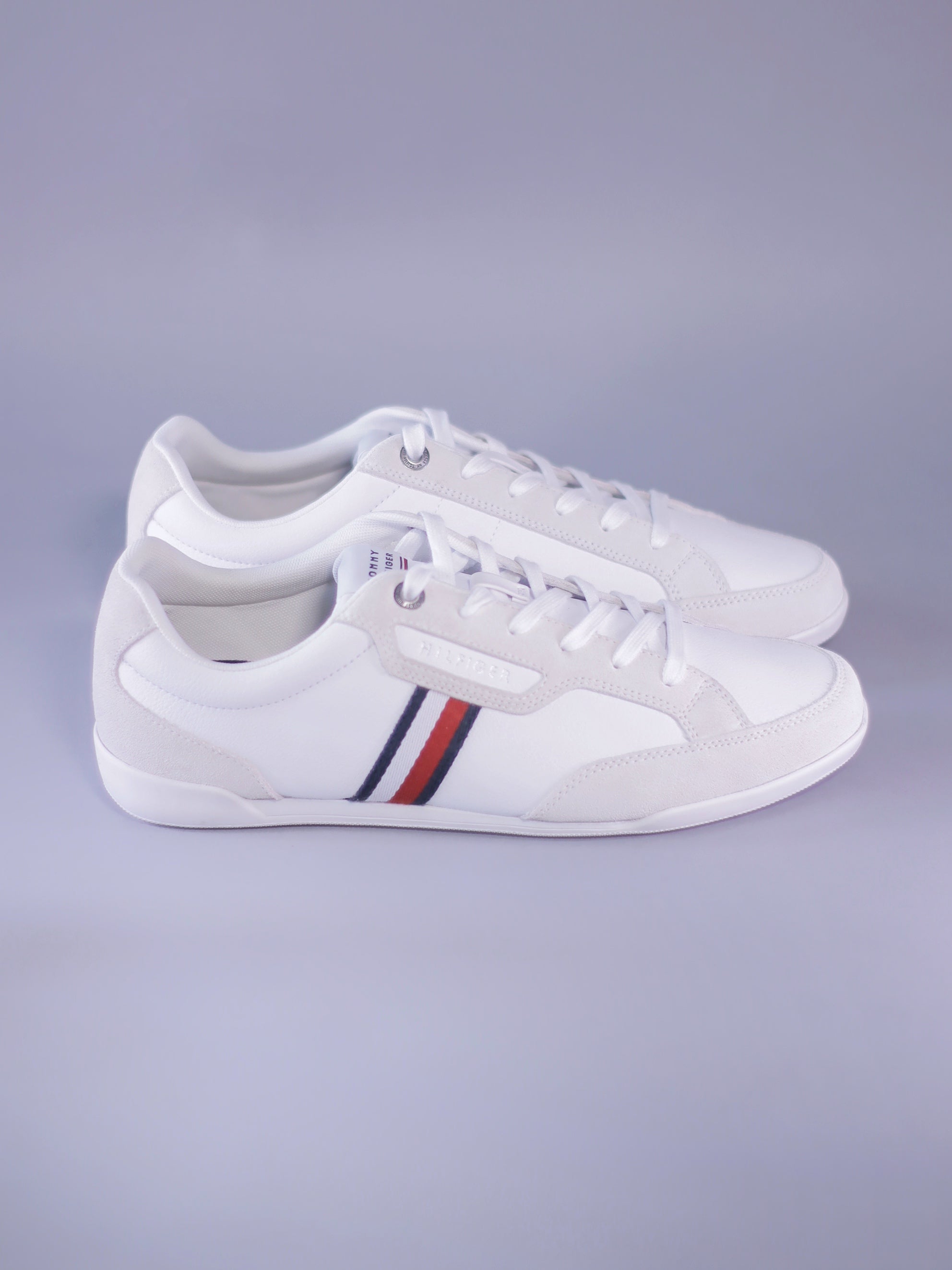 TENIS TOMMY HILFIGER CORPORATE MIX LEATHER CUPSOLE