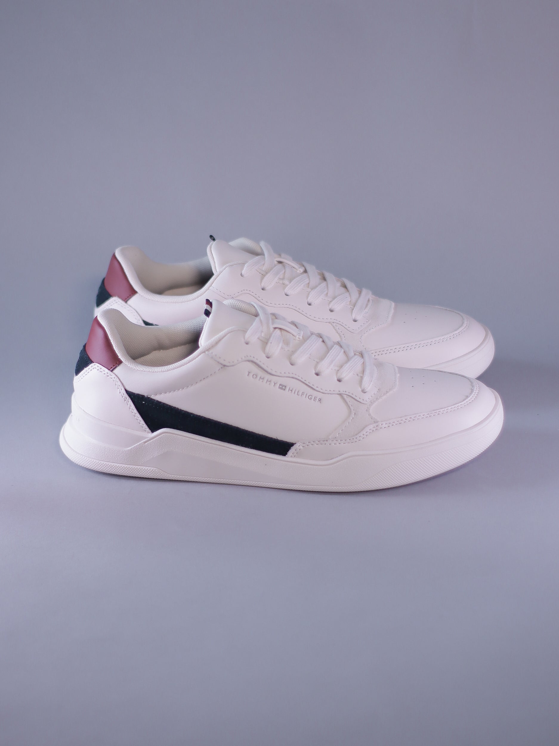 TOMMY HILFIGER ELEVATED CUPSOLE LEATHER