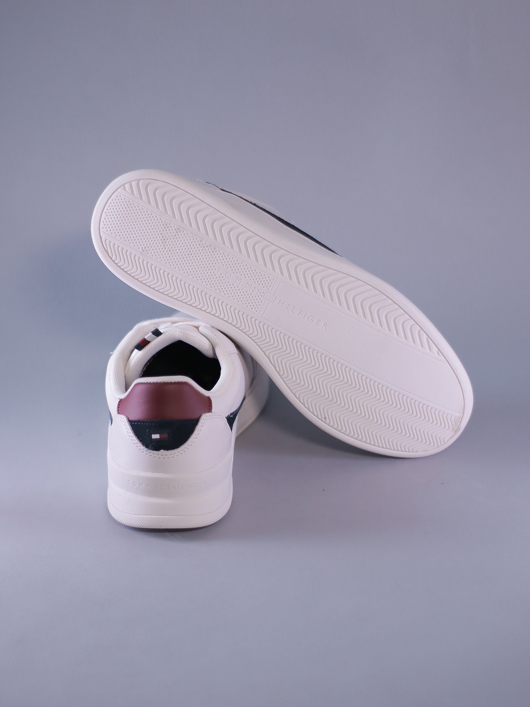 TOMMY HILFIGER ELEVATED CUPSOLE LEATHER