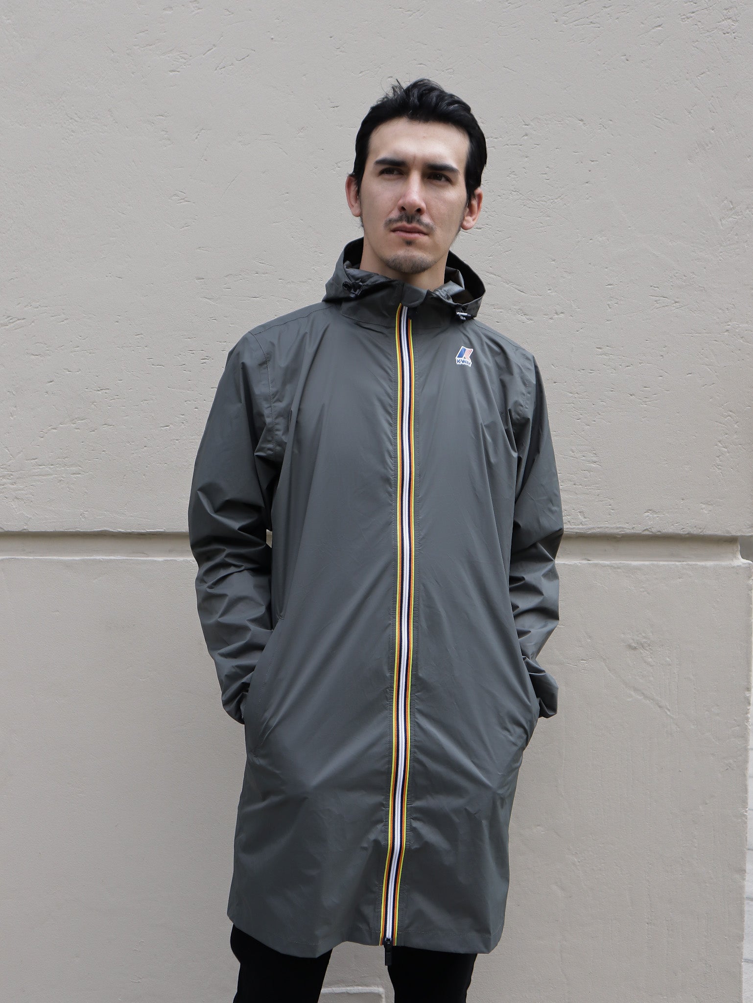 Chaqueta K-way LE VRAI 3.0 EIFFEL GREEN BLCKISH