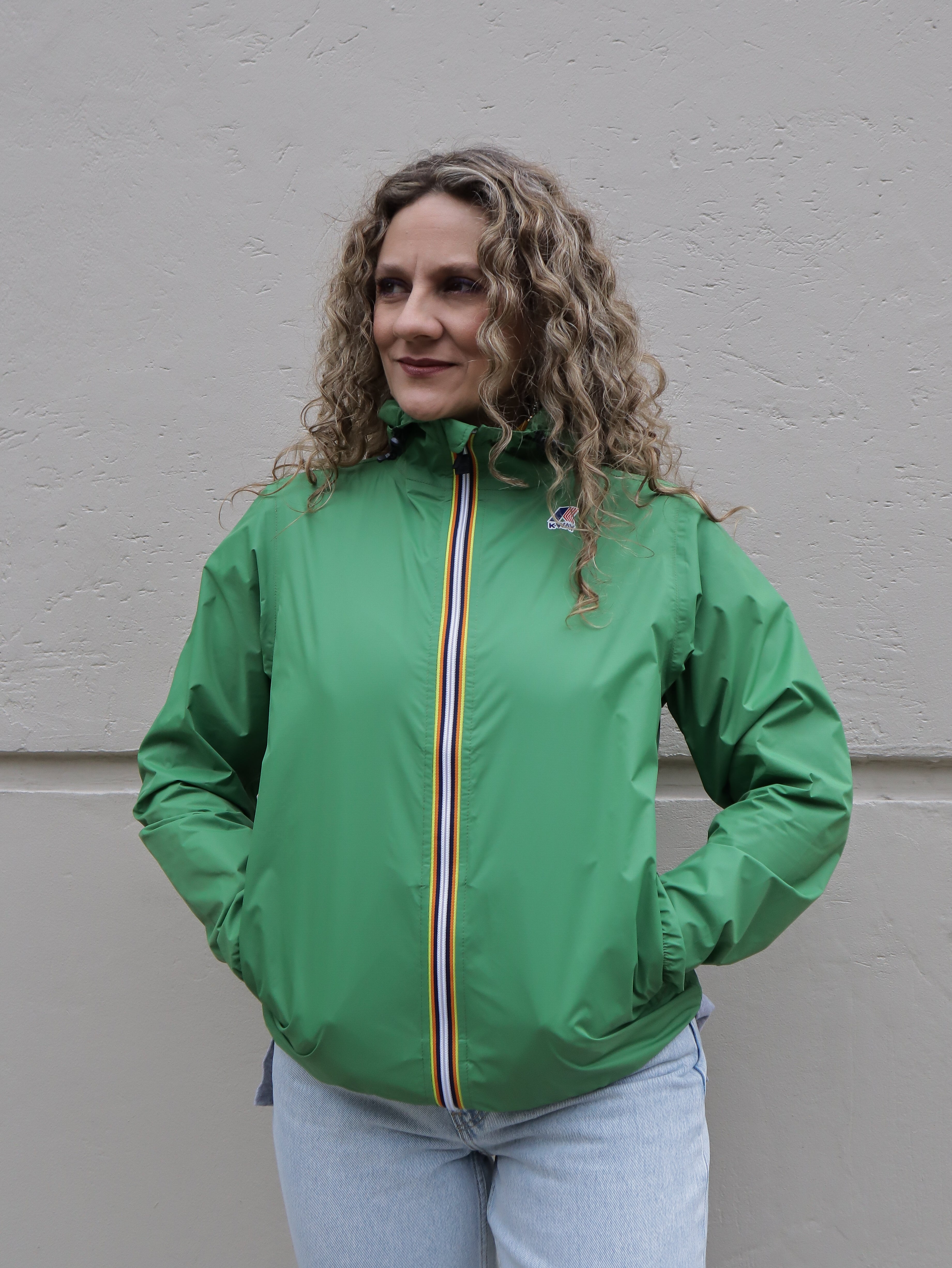 Chaqueta K-way Le VRAI 3.0 Claude Green