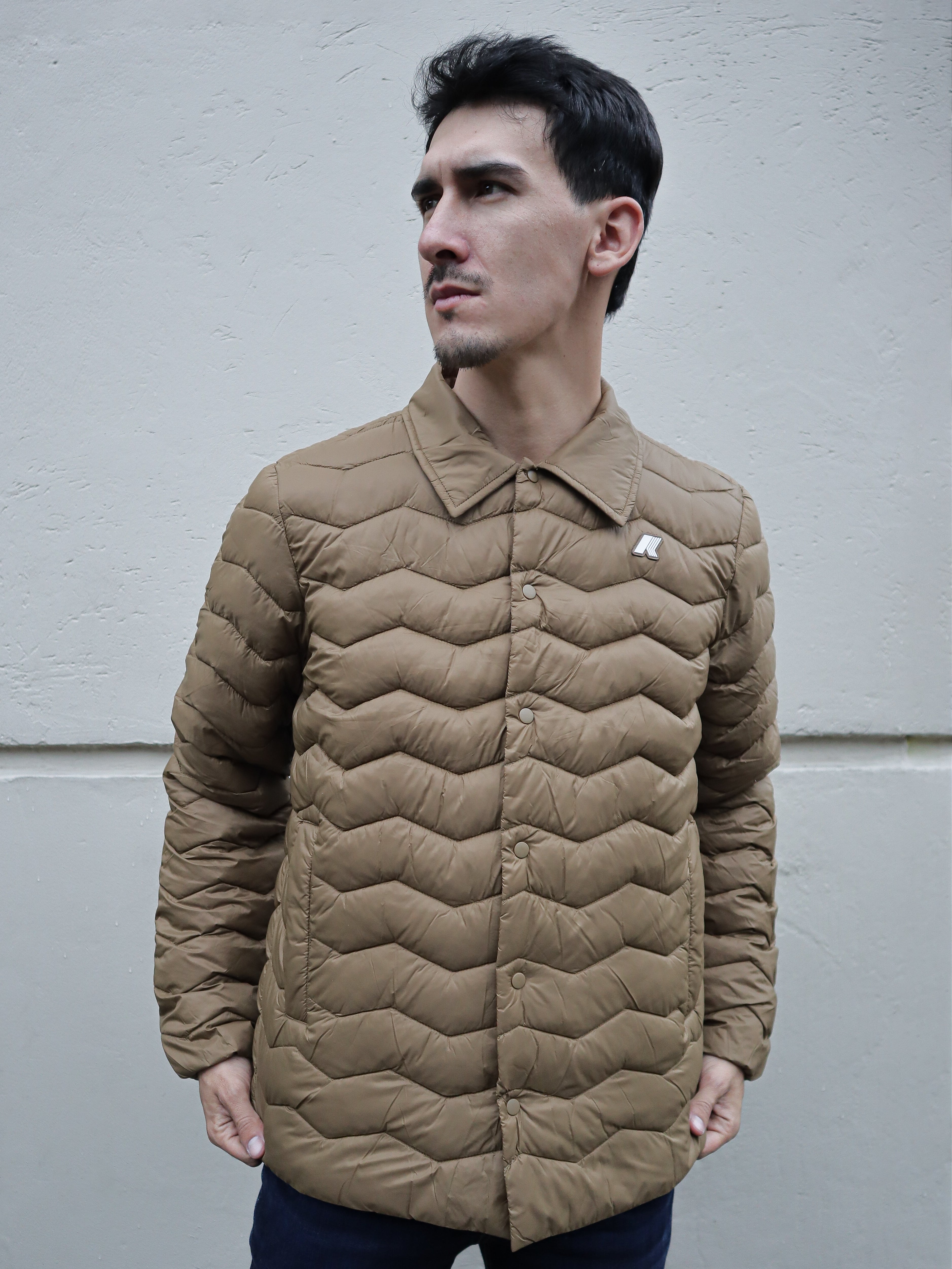 Chaqueta K-way BROWN CORDABRUNO QUILTED WARM