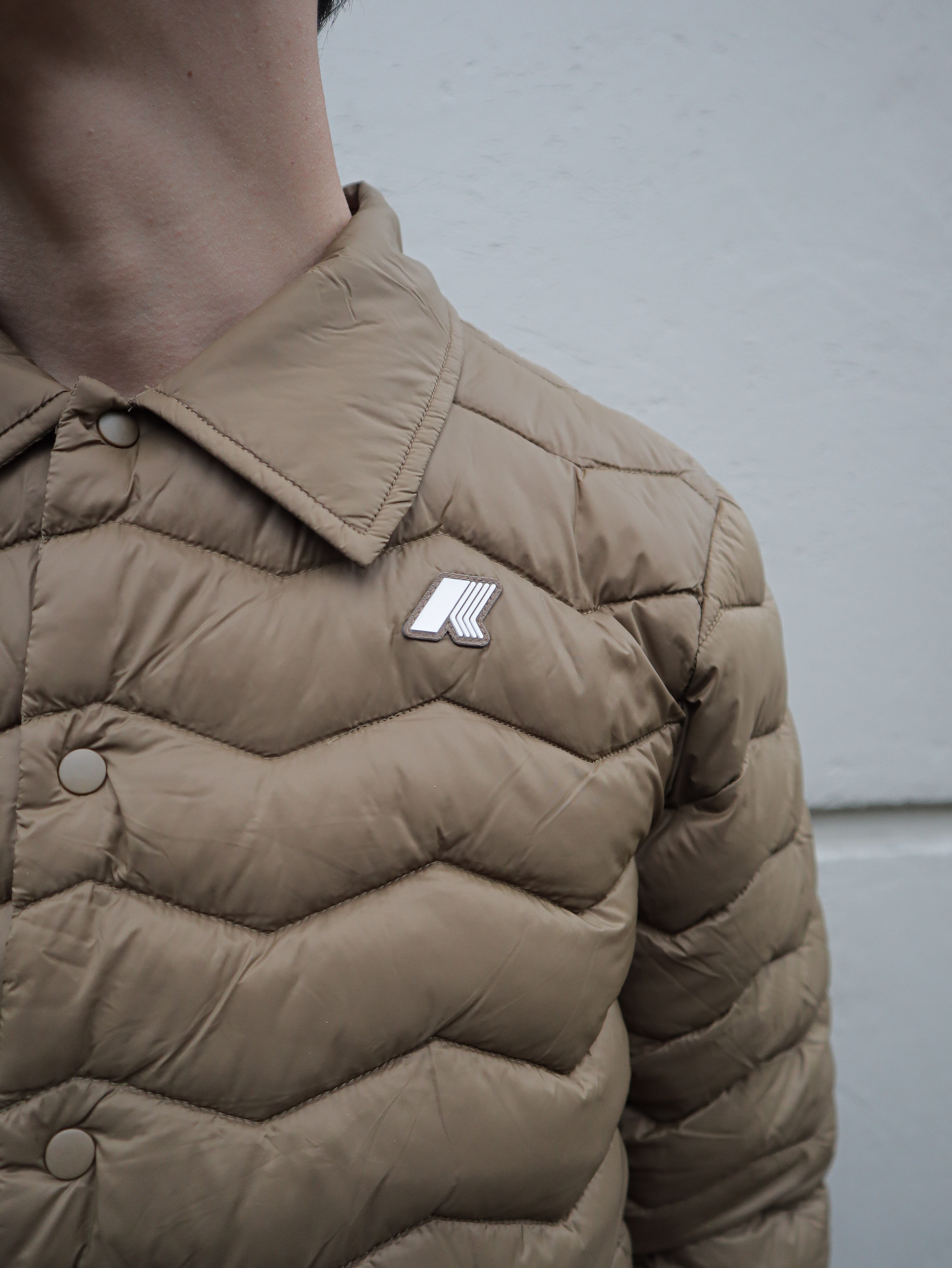 Chaqueta K-way BROWN CORDABRUNO QUILTED WARM